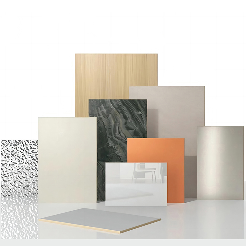 لوح كريستال كربون بولي كلوريد الفينيل خفيف الوزن عالي الكثافة ومضاد للخدش بسُمك 5 مم - 8 مم لتزيين حمام الفندق التجاري ومقاوم للحريق من الدرجة B1 لوحة حائط متينة