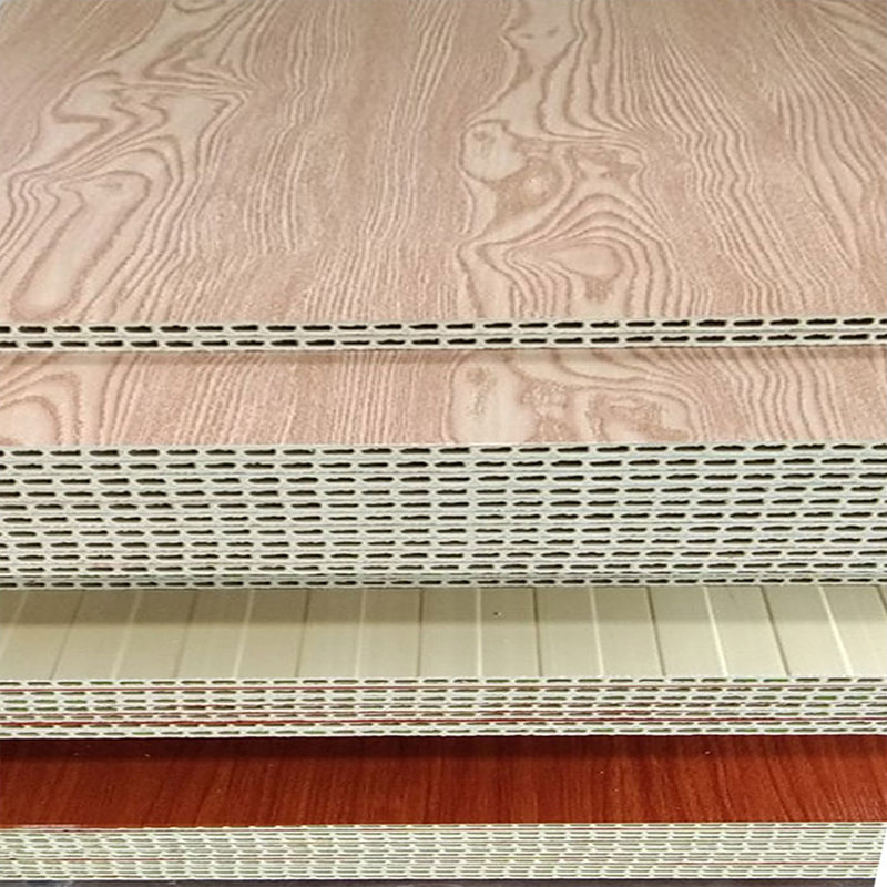 لوحة الحائط الحديثة المتكاملة من ألياف خشب الخيزران PVC لخلفية التلفزيون لوحة الحائط الصلبة للسقف الداخلي لاستخدام الفندق