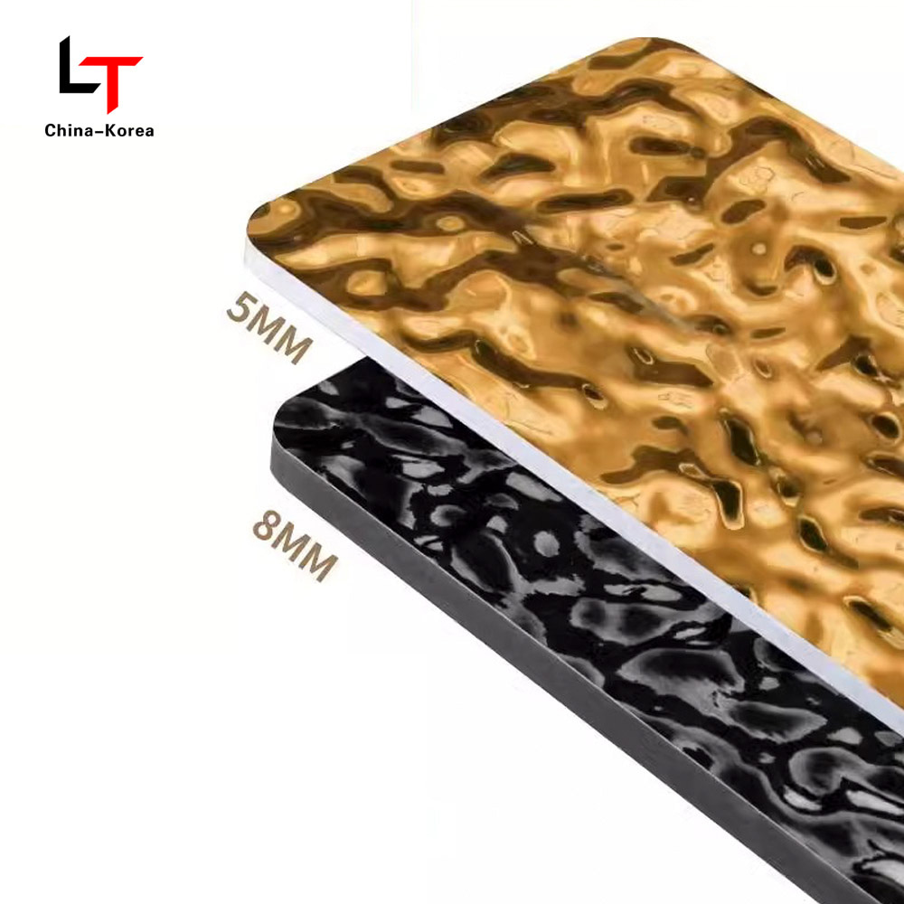 1220 × 2440 مم ألواح حائط مزخرفة بقشرة خشب PVC صديقة للبيئة لتكسية الجدران الداخلية مقاومة للماء ومقاومة للخدش وسهلة التركيب