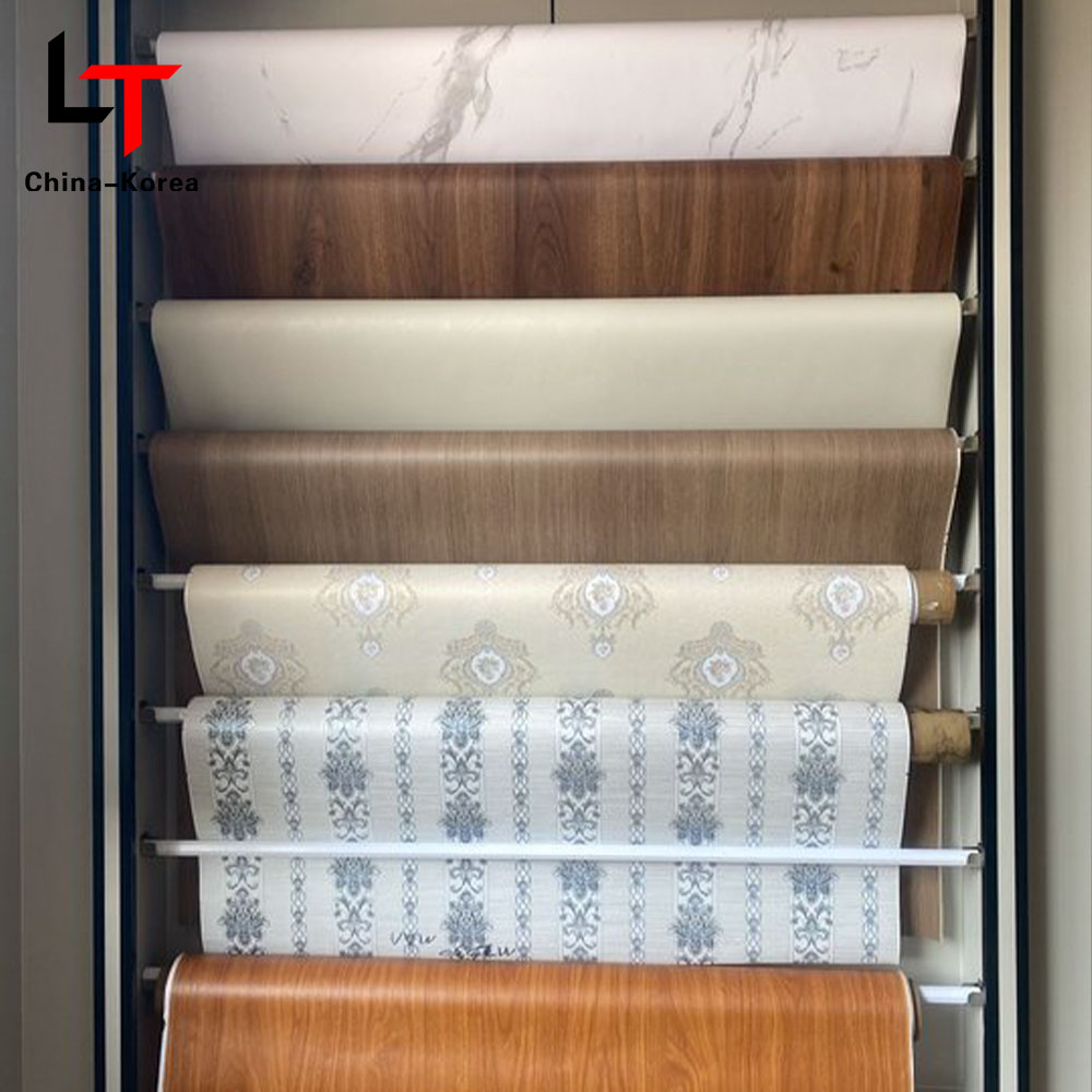 ثلاثية الأبعاد 5D الطباعة التصفيح غشاء نقل الحرارة البلاستيكية زخرفة الأثاث فيلم فراغ الصحافة احباط لباب ألواح للحائط WPC UV مجلس