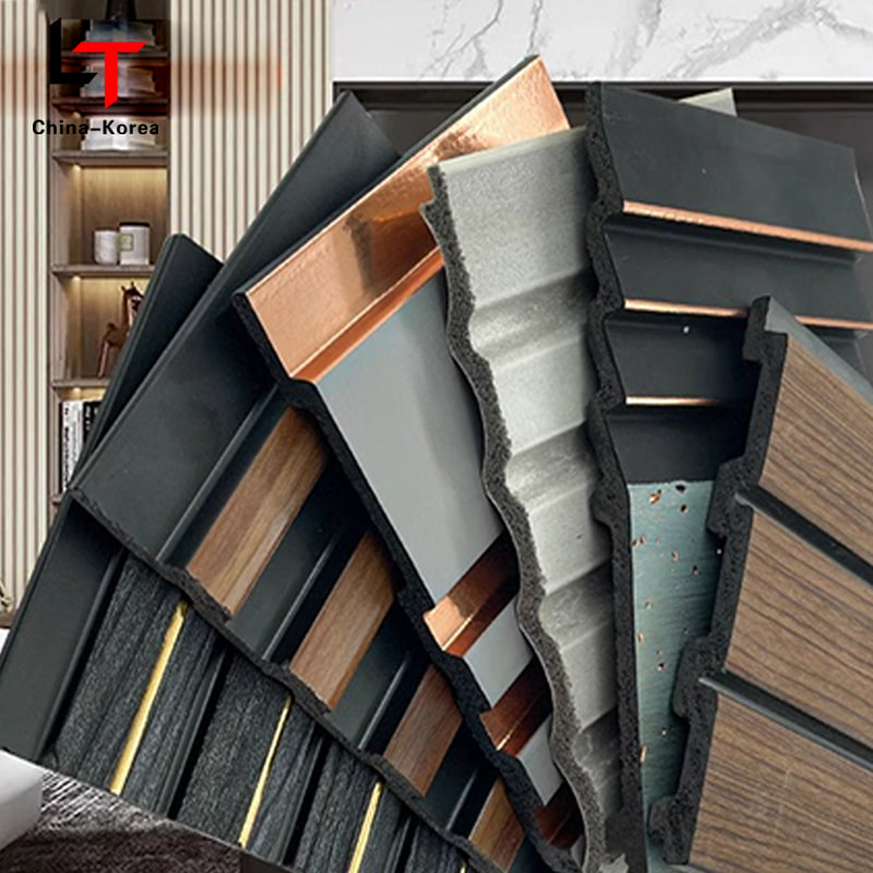 ديكور مقاوم للماء لوحة الحائط Ps اللون أنواع جديدة اللوح الداخلي الجلود البوليسترين التصميم الجرافيكي اللون الحديث حسب الطلب